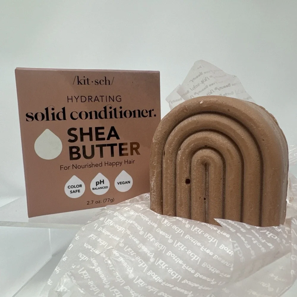 4 pack Kitsch Shea Butter Solid Conditioner Bar 2.7 oz. (77g) NEW